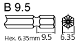 適用起子頭型 B9.5