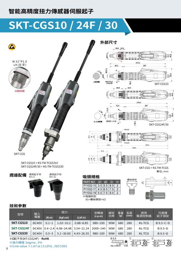 SKT-CGS 系列 目录