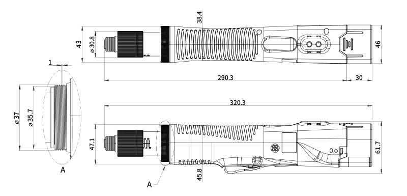 SKC-PTA-BS20/30/45P dimensions